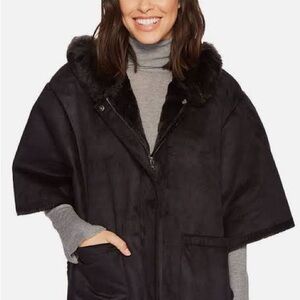 Ralph Lauren Faux Shearling Cape